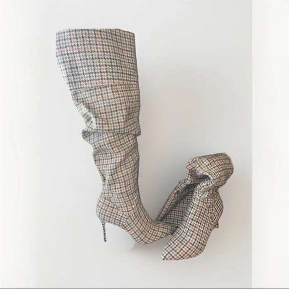Jessica Simpson Shoes - New! Jessica Simpson Plaid Over the Knee Boots